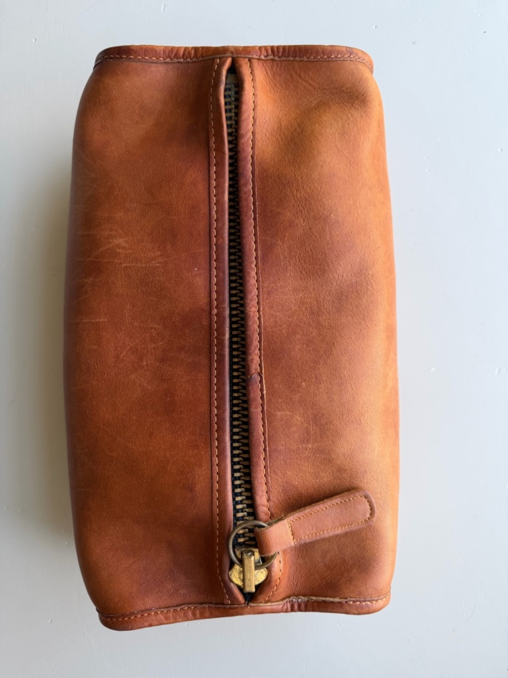 Leather Coach  Dopp Kit Travel Toiletry Bag